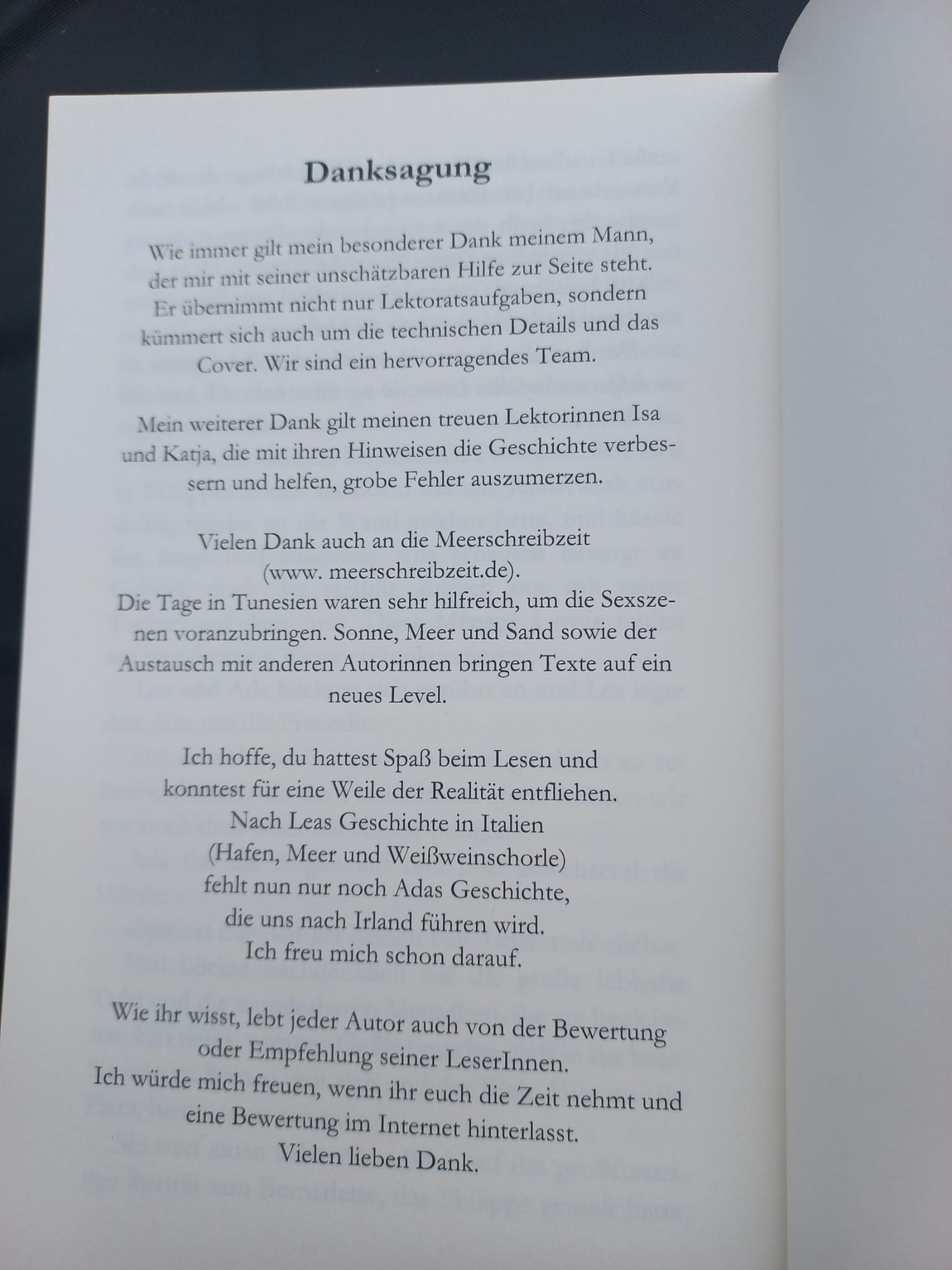 MSZ Blog – Widmung Heike
